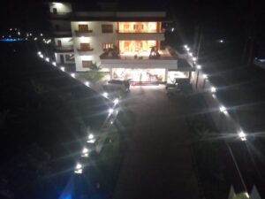 Night Light View of Emaraj Hotel
